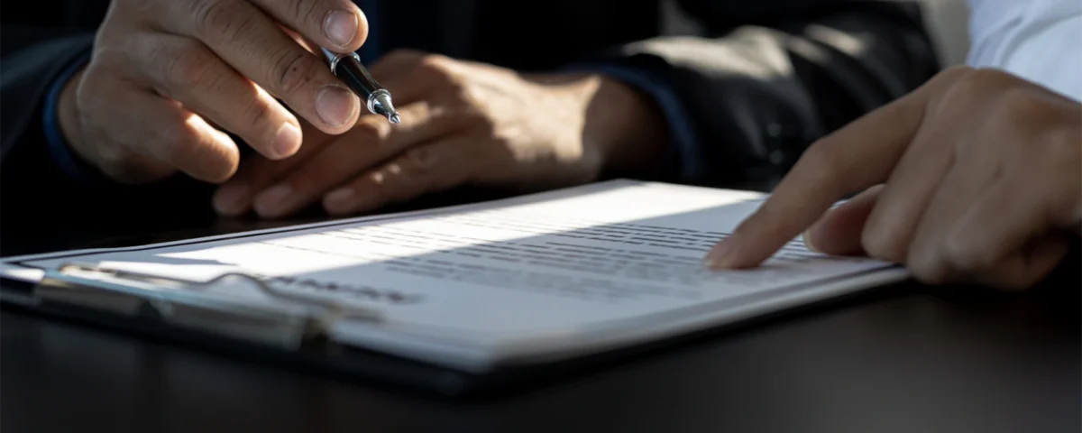 Insurance claim document used to record home fire damage for an insurance claim